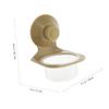 DECOMELODY Suction Cup Reptile Feeding Bowl view 2