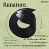 RUNATURE Micro Ring Human Hair Extensions, Black #1, 35 cm, 50 Strands, 40 g view 2