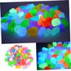 Photoluminescent Glow-in-the-Dark Resin Pebbles, 100 Pieces view 2