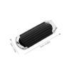 Small Foldable Hair Comb with Mirror, Portable for Women, Silver view 4