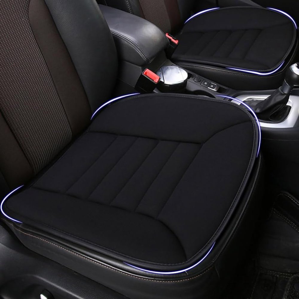 JSYDMA Breathable Car Seat Cushion for Skoda Octavia, Black