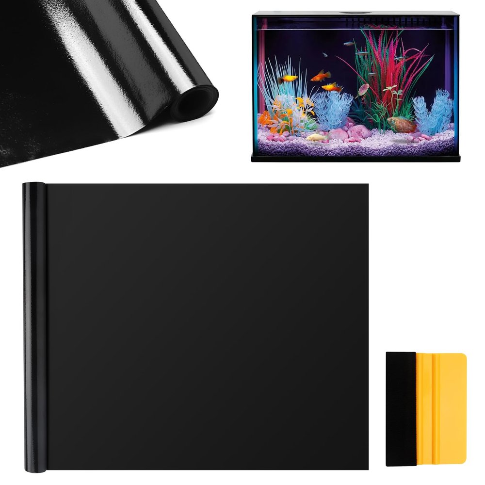 ZMDMAH Static Cling Aquarium Background, 40 x 200 CM