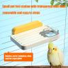 Bird Stand Parrot Playground Cage Accessory, Comfortable Bird Cage Station view 3