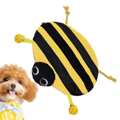 Interactive Dog Treat Play Mat with Squeaky Toy