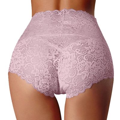 pvucpot Women's High-Waisted Lace Panties