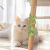 Cat Corner Grooming Brush, Self-Cleaning Silicone Brush with Adjustable Strap view 4