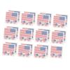 OUNONA 25-Piece American Flag Stickers for Sports, Windows, Doors, Cars, and Phones view 1