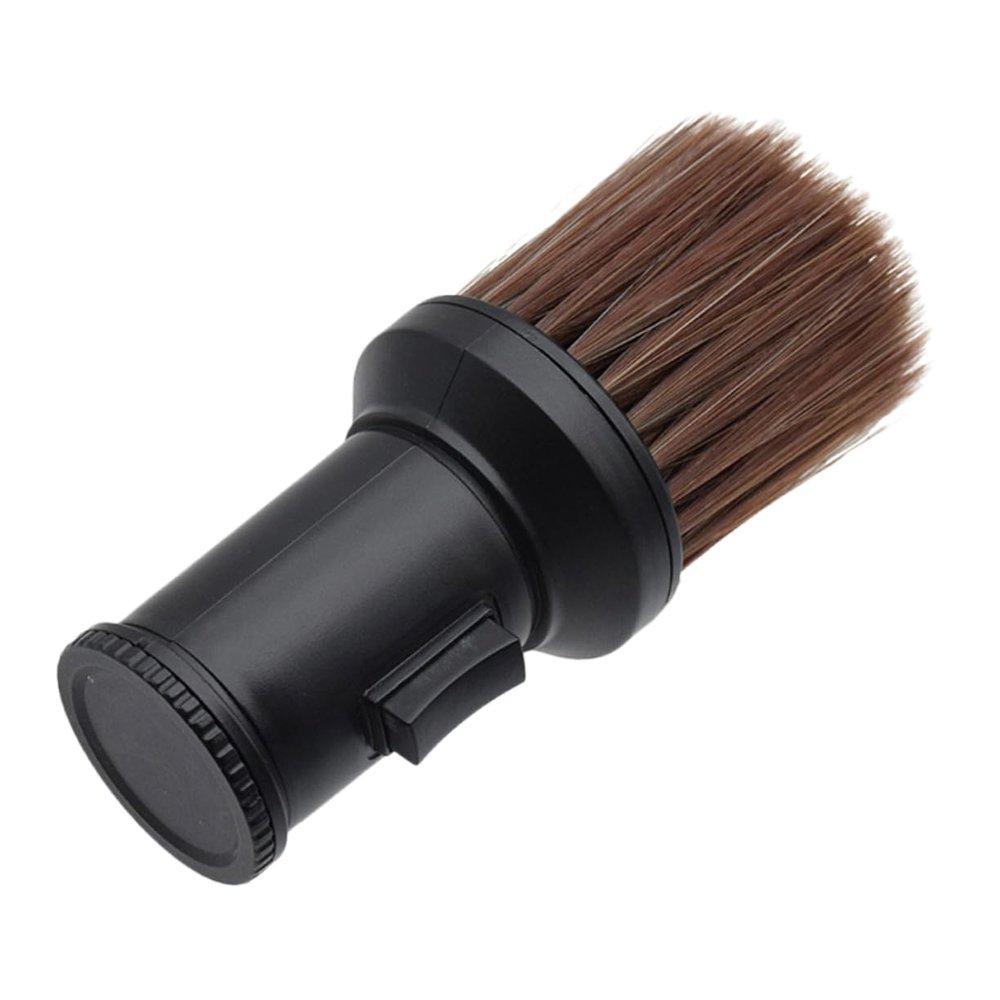 Soft-Bristle Neck Brush, ABS and Nylon Fiber, Black