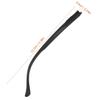 CALLARON Eyeglass Temple Arms Repair Kit, 4 Pieces, TR90, Black, with Nose Pads and Accessories view 2