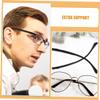 CALLARON Eyeglass Temple Arms Repair Kit, 4 Pieces, TR90, Black, with Nose Pads and Accessories view 3