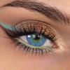 GLAMLENS Malaga Blue Colored Contact Lenses, -5.00 Diopters, Monthly Soft Hydrogel Lenses with Case, 2-Pack view 1
