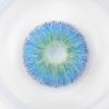 GLAMLENS Malaga Blue Colored Contact Lenses, -5.00 Diopters, Monthly Soft Hydrogel Lenses with Case, 2-Pack view 3