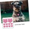 Hemobllo 10-Pack Cat Head Shaped Pet ID Tags view 3