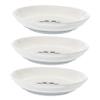 Hemobllo 3-Piece Ceramic Cat Bowls with Non-Slip Silicone Base view 1