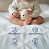 Bleu Câlin Lightweight Toddler Comforter, 100 x 135 cm, with Soft Pillow 40 x 60 cm, for 70 x 140 cm Toddler Beds view 4