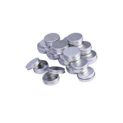 WRITWAA 20-Piece Aluminum Cosmetic Jars with Lids