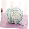 Pack of PE Bath Poufs with Hanging Design and Rope Style view 4