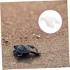UPKOCH Beige ABS Turtle Basking Platform and Climbing Rock with Hideout view 2