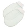 Green Rayon Exfoliating Gloves, 2-Piece Set, for Massage view 1