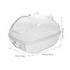 BESTonZON Hamster Sand Bath with Lid view 2