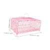 BESTonZON Portable Metal Bird Cage for Parrots and Small Pets, Handheld Design for Outdoor Trips and Safe Use at Home view 2