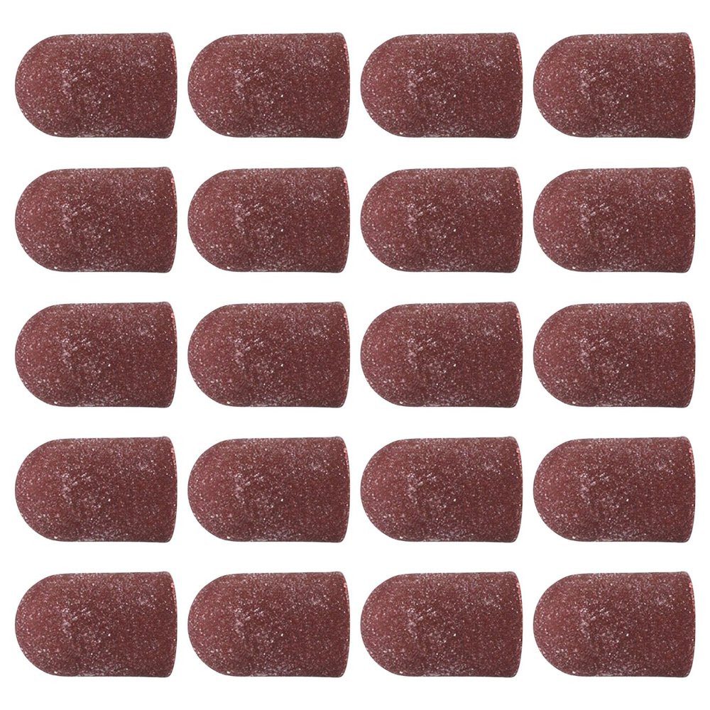 Nail Sanding Caps, 80/180 Grit, 20 Count