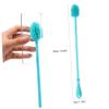 LRXIYODE Silicone Baby Bottle Brushes, 2-Pack, Long, Compact, Non-Slip Handle view 2