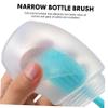 LRXIYODE Silicone Baby Bottle Brushes, 2-Pack, Long, Compact, Non-Slip Handle view 3