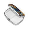 2-Compartment Pill Organizer with Mirror, Forest Leopard view 2