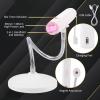 Oreilet 9W Gel Nail Lamp, Gooseneck UV LED Lamp with 60-Second Timer, Fast-Drying Nail Curing Light for Home (Pink Light) view 2