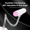 Oreilet 9W Gel Nail Lamp, Gooseneck UV LED Lamp with 60-Second Timer, Fast-Drying Nail Curing Light for Home (Pink Light) view 4