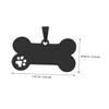 ibasenice 5-Piece Pet ID Tags - Bone Shape view 2