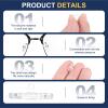 Sourcing Map 20 Pairs of 15mm Silicone Anti-Slip Nose Pads view 4