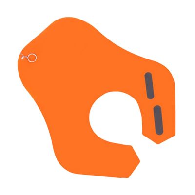 CALLARON 1-Piece Waterproof Haircut Cape, Orange