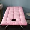 LDLCYCN Pink 60 × 190 cm (T) Spa Massage Table Mattress Pad with Face Hole view 1