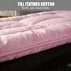 LDLCYCN Pink 60 × 190 cm (T) Spa Massage Table Mattress Pad with Face Hole view 4