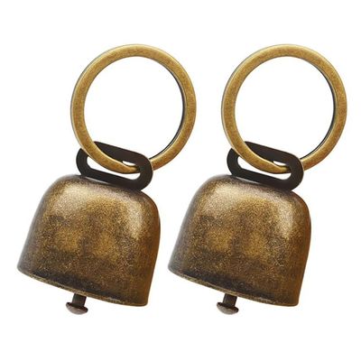HUANGING 2 x Durable Stainless Steel Bells for Pets
