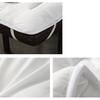 LDLCYCN White 80 × 190 cm (R) Spa Massage Table Mattress Pad with Face Hole view 2
