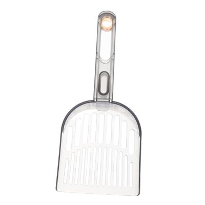 ibasenice Cat Scoop with Long Handle, Fine Holes for Tofu Cat Litter