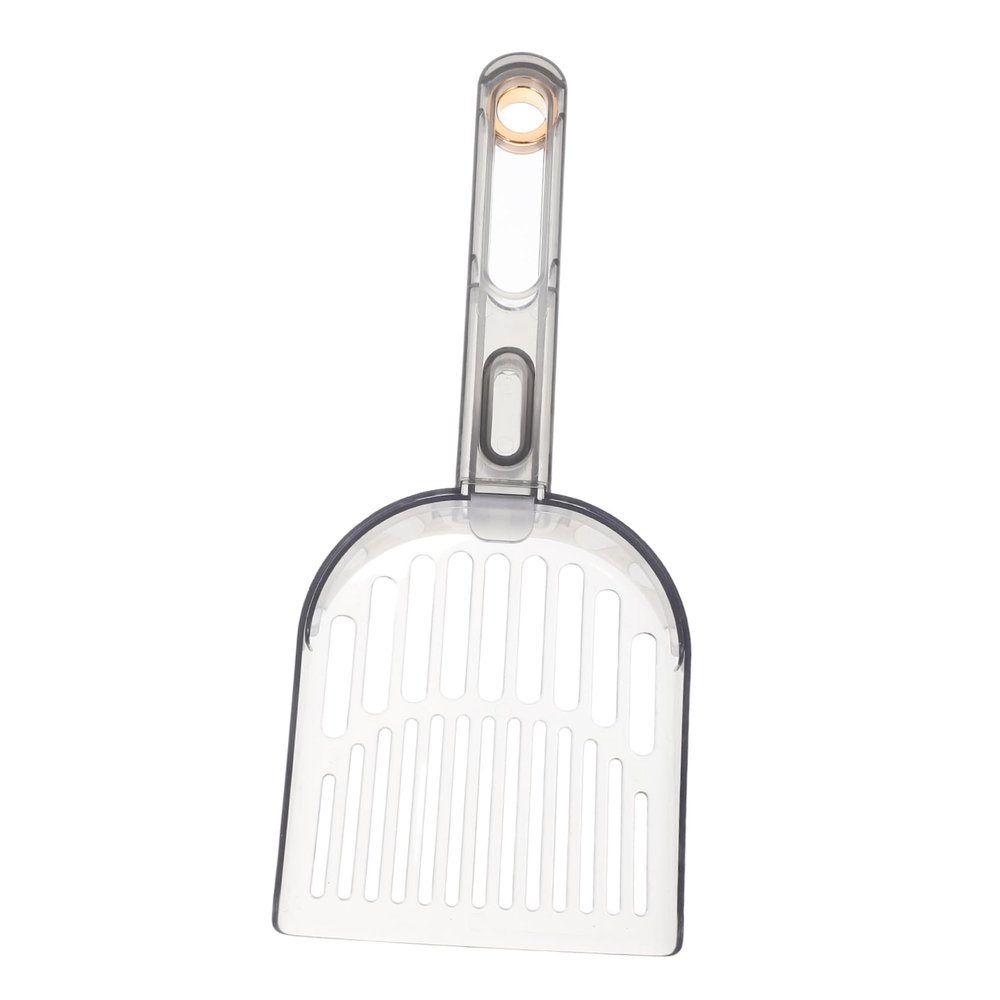 ibasenice Cat Scoop with Long Handle, Fine Holes for Tofu Cat Litter