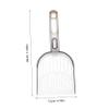 ibasenice Cat Scoop with Long Handle, Fine Holes for Tofu Cat Litter view 2