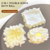 2-in-1 Shower Loofah Body Scrub & Bath Sponge view 3
