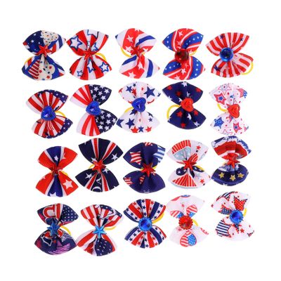 COLLBATH 20-Piece Dog Bow Tie Set
