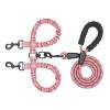 Ungtyb Small Dog Training Leash, Adjustable Shock-Absorbing Bungee Lead, 77.17 Inches view 1