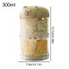 Gwtdtoad 150 mL Transparent Stackable Pet Treat Container view 2
