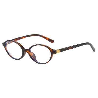 Blue Light Blocking Glasses for Women, Vintage Oval Non-Prescription, Tortoiseshell