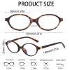 Blue Light Blocking Glasses for Women, Vintage Oval Non-Prescription, Tortoiseshell view 2