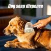 Non-Slip Pet Bath Brush with Shampoo Dispenser view 2