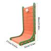 L-Shaped Cardboard Cat Scratcher with Play Ball view 2