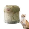 Dog Treat Container - Clear Food Jar view 1